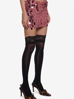 DOLLS KILL Rose Pink Sequin Mini Skirt NWT! ✨